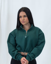 Load image into Gallery viewer, Seeker 1/4 zip - Forest Green