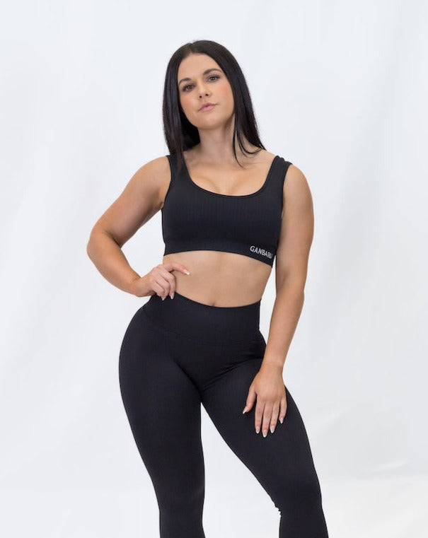 Seamfree Crop - Black